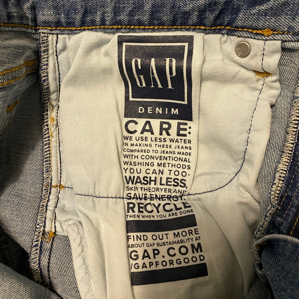 GAP Men’s Slim Jeans 34/36 Light Wash - Picture 7 of 10
